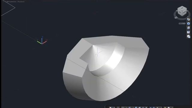 REVOLVE . AutoCAD 3D MacOS . DEM смотреть онлайн