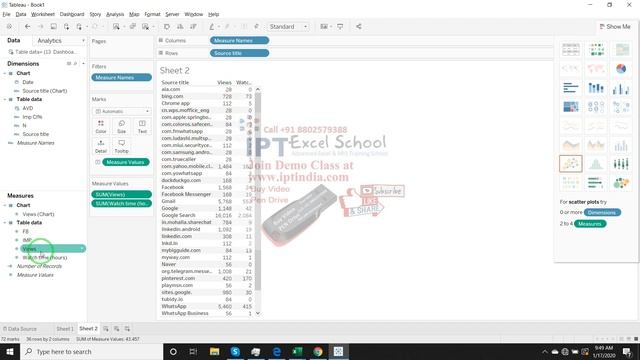 Dashboard with Tableau in Hindi смотреть онлайн