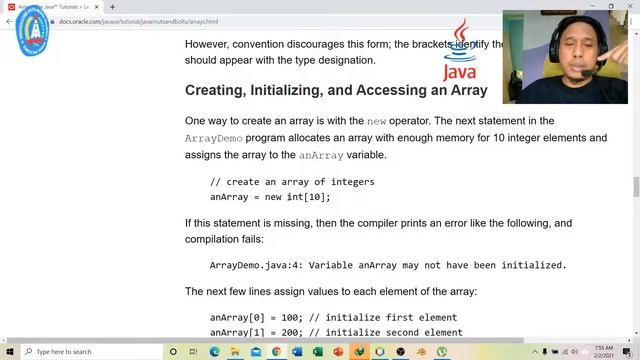 Java - Oracle #5b - Array смотреть онлайн