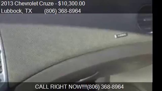 2013 Chevrolet Cruze 2LT Auto 4dr Sedan w/1SH for sale in Lu смотреть онлайн