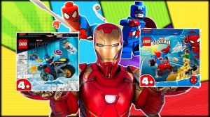 НОВЫЕ НАБОРЫ LEGO MARVEL SUPER HEROES: ЧЕЛОВЕК-ПАУК ПРОТИВ ПЕСОЧНОГО ЧЕЛОВЕКА И КАПИТАН АМЕРИКА!