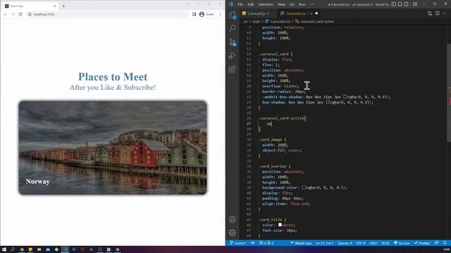 React JS Carousel | Create a Wonderful Autoplay Carousel From Scratch смотреть онлайн