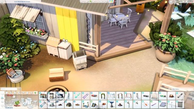 Off-The-Grid Lake House | The Sims 4 Speed Build (NO CC) with Ambience Sounds смотреть онлайн