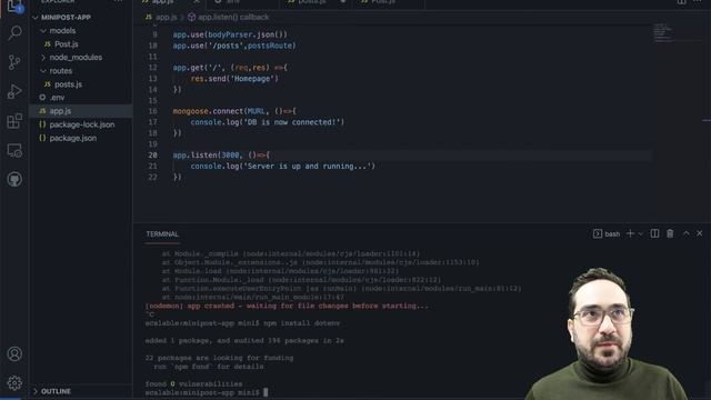 Building a MiniPost REST service with Node.js and MongoDB смотреть онлайн