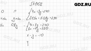 № 1102 - Алгебра 7 класс Мерзляк