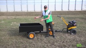 Самый доступный ездовой адаптер с телегой для мотоблока.