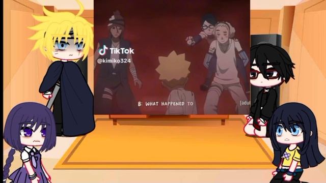 BORUTO TWO BLUE VORTEX TIMESKIP REACT TO BORUSARA / Gachaclub / Gachareact