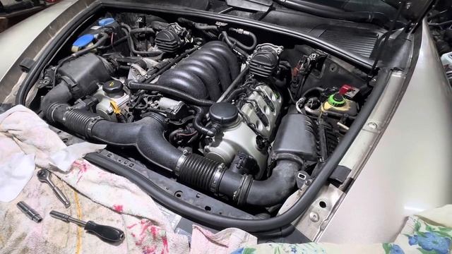 Porsche Cayenne S 955 работа мотора на холостом ходу смотреть онлайн
