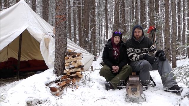 G STOVE Setup & Review - Our First Night with the G Stove (-10C) смотреть онлайн