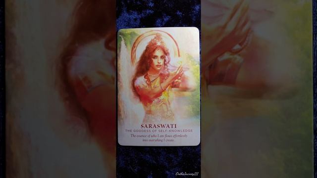Saraswati ♀️ The Goddess of Self Knowledge ♀️ Divine Feminine Oracle card meaning смотреть онлайн