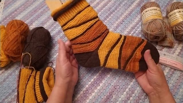 СП- "Цветные истории"- опять желтая неделя// готовая работа//носочки Твист смотреть онлайн