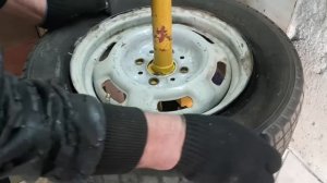 Самодельный шиномонтаж