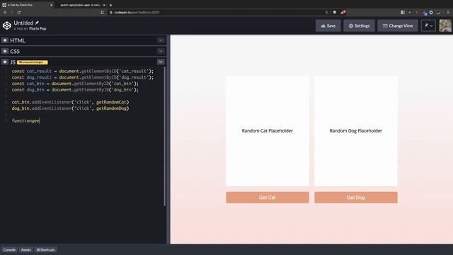 JavaScript Fetch API - Simple Example смотреть онлайн