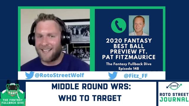 Mid-Round WRs to Target in 2020 Fantasy Best Ball | Fantasy Football Podcast смотреть онлайн