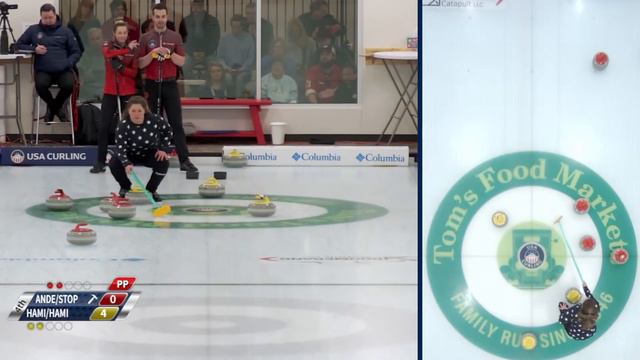 Anderson/Stopera vs. Hamilton/Hamilton - TIEBREAKER - USA Curling Mixed Doubles Nationals [FEATURE] смотреть онлайн