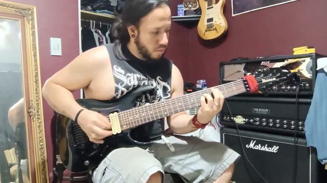Peavey JSX with an 8 string guitar смотреть онлайн