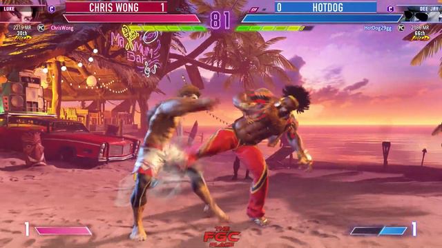 SF6 🔥 Chris Wong (Luke) vs Hotdog (Dee Jay) 🔥 Street Fighter 6 смотреть онлайн