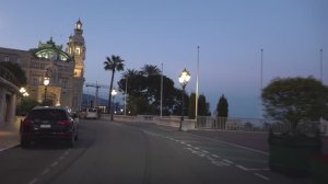 Монако - вечерняя прогулка на авто.