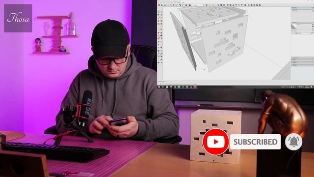my Minecraft Lamp ● Design in SketchUp ● Subtitles ● смотреть онлайн