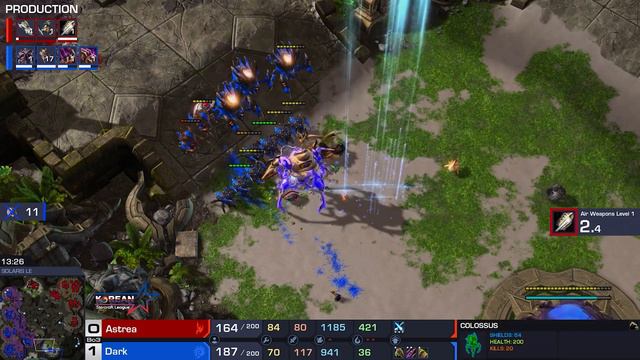 Dark vs Astrea bo3 ZvP New Patch New Maps New Me EPIC Game 2 смотреть онлайн