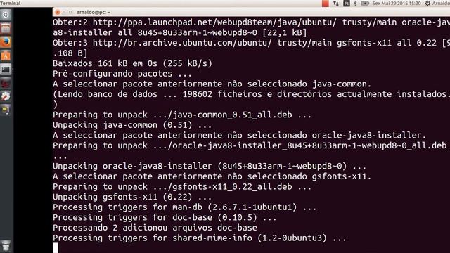 Instalando Java no Ubuntu смотреть онлайн