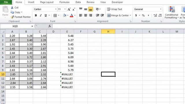 How to remove the #VALUE! Error in Excel смотреть онлайн