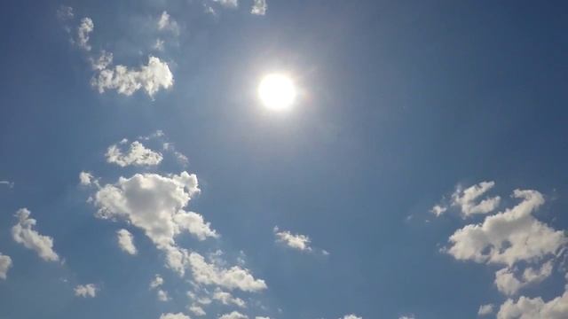 ФУТАЖ Небо, солнце, облака - Footage Sky, sun, clouds смотреть онлайн