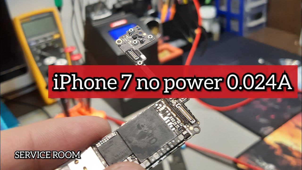 Ремонт iPhone 7 no Power 0.024A/Beat by an iPhone 7 No Power Repair смотреть онлайн