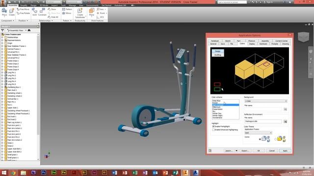 Autodesk Inventor 2014 - How to change the background colour смотреть онлайн