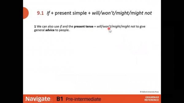 First Conditional | Pre-intermediate level