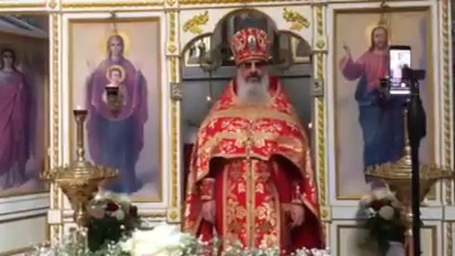 Проповедь на литургии в пятницу Светлой седмицы смотреть онлайн
