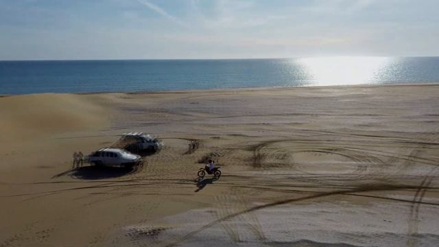 Женский мотокросс первый раз на дюнах / Мотокросс Актау /Мыс Песчаный смотреть онлайн