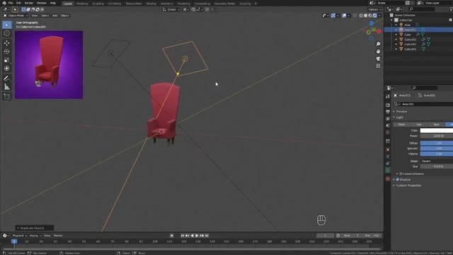 Курс создания 3D "Кресло колдуна" в Blender смотреть онлайн