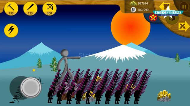 💗 VAMP SKIN SWORDWRATH  Vs RED SWORDWRATH 💗 STICK WAR 3 APK MOD ARMY 😂 Stick789Apk #FHD