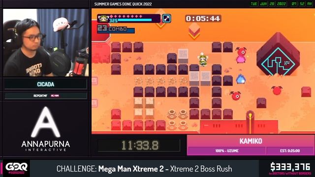KAMIKO by cicada in 22:46 - Summer Games Done Quick 2022 смотреть онлайн