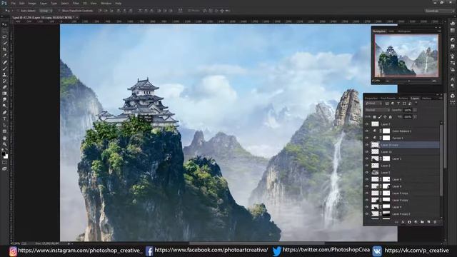 #2 Photoshop tutorial. ЧАСТЬ 2. Matte painting (#Photoshop) | PhotoshopCreative смотреть онлайн