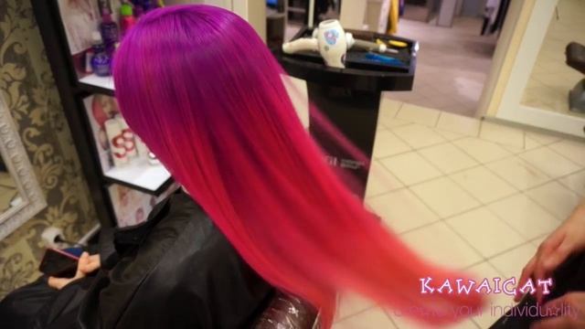 Как покрасить волосы в розовый, лавандовый, фиолетовый цвет красителем Антоцианин смотреть онлайн