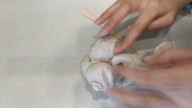 DIY. Столетняя тыква. Лепим из бумажной глины. Идеи для творчества. Таймлапс смотреть онлайн