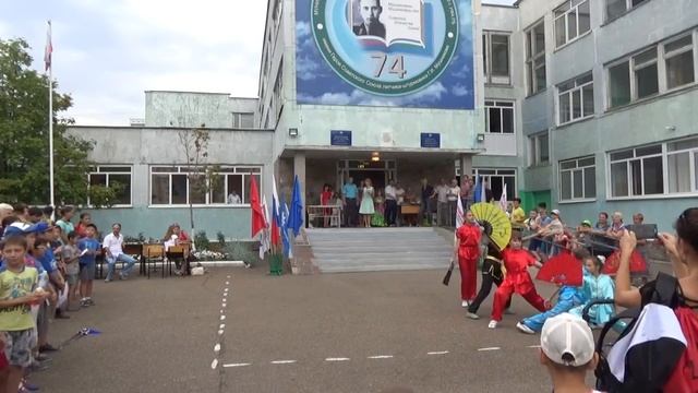Ушу УТЗК - показательное выступление  26 августа 2016 в школе № 74 (Уфа)