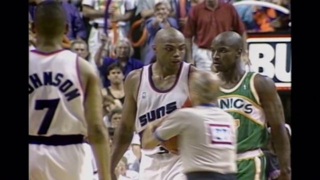 Charles Barkley vs Gary Payton HEATED Trash Talk 1993 Game 7 смотреть онлайн