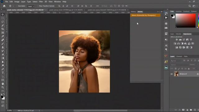 Free Melanin Skintone Action | Photoshop Tutorial смотреть онлайн