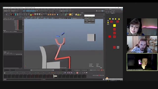 Анимация эмоций персонажа без лица с Владиславом. #я_3Dеляль №14 смотреть онлайн