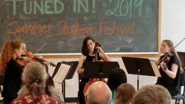 Chamber Music Madness 2019 Summer Camp String Quartet G Minor Grieg I. смотреть онлайн