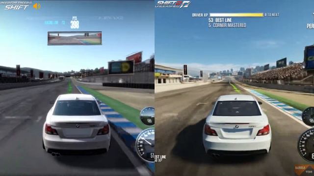 NFS Shift VS NFS Shift 2 Laguna Seca PS3 {1080p 60fps} смотреть онлайн