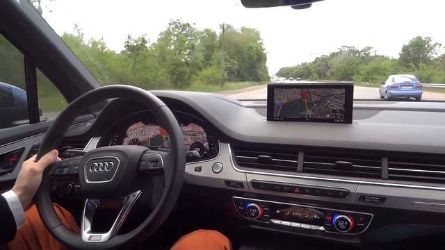 New Audi Q7 3.0 TDI quattro S-line Test Drive (тест драйв). смотреть онлайн