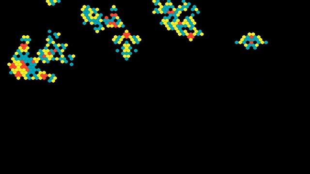 Fractal Automata: "Space Rumble". Rule-set 225 + 16 Ships смотреть онлайн