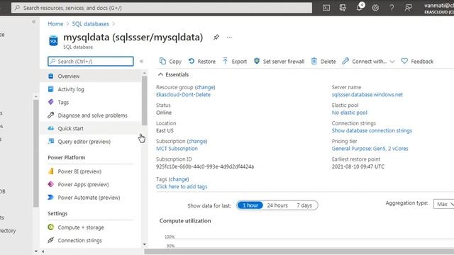 #Azure Cloud Creating SQL Database | Ekascloud | Tamil смотреть онлайн