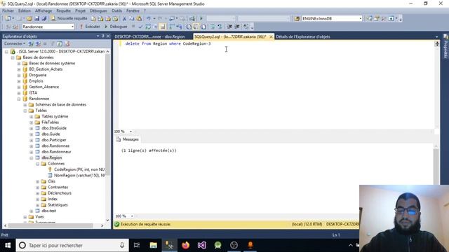 10- Suppression des données (delete) SQL SERVER - شرح смотреть онлайн