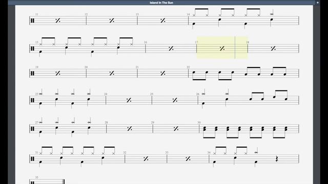 Island In The Sun Trinity Initial Grade Drums смотреть онлайн