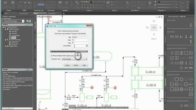 AutoCAD P&ID Adding General Instruments смотреть онлайн